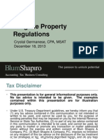 Tangible Property Regulations