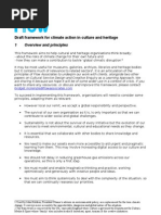 Framework for Climate Action in Culture & Heritage