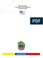 LEY ORGANICA DEL MINISTERIO DE CIENCIA Y TECNOLOGIA.pdf