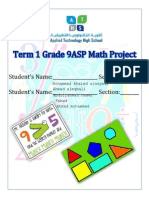 T2-Grade 9 Asp - Math Project-13-14 2