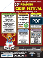 A4 Reading Beer & Cider Festival Poster