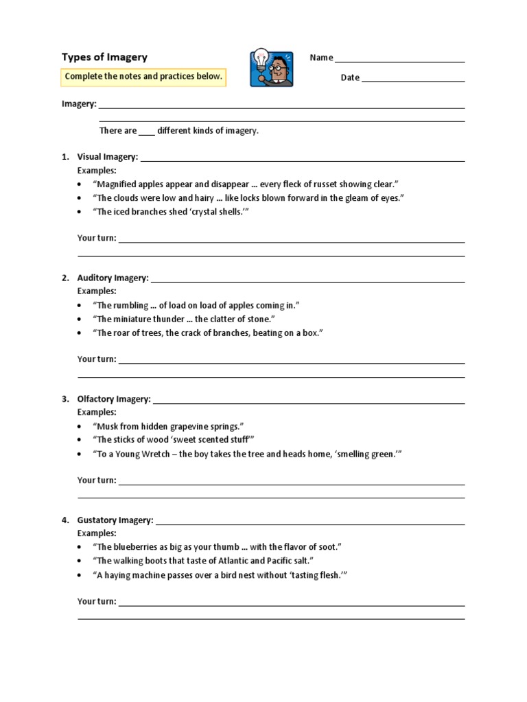 Types Of Imagery Pdf