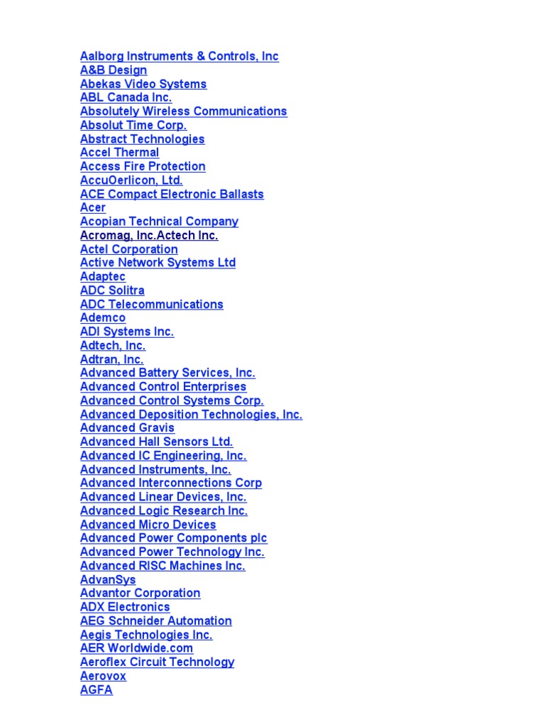 Electronic Companies Computing And Information Technology Electronics