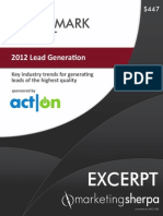 Lead Generation Benchmark Report - EXCERPT 