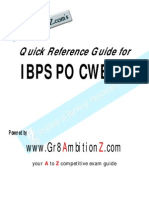 IBPS PO III Quick Reference Guide