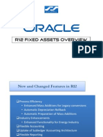 Oracle R12 Fixed Assets Changes From 11i