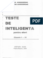 Teste de inteligență pentru elevi clasele I - IV (1)