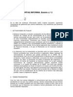 Boletín Nº 3 de la JPFAS de la UNED - Año 2007