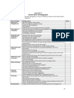 Check Sheet of Fumigation