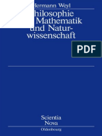 Philosophie Der Mathematik - Hermann Weyl