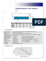 Nicrom: Ultra High Voltage Resistors - Non Inductive