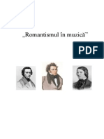 Romantismul in Muzica Referat 2013 Sem 1