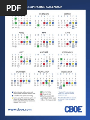 Cboe 2012 Options Expiration Calendar | Pdf | Option (Finance) | Derivative (Finance)