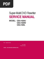 Download LG GSA-H20x Super-Multi DVD Rewriter SvcMnls by avrelec SN208995944 doc pdf