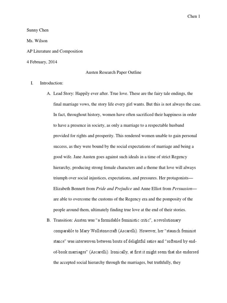 Thesis about jane austen picture