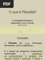1 - O que é filosofia