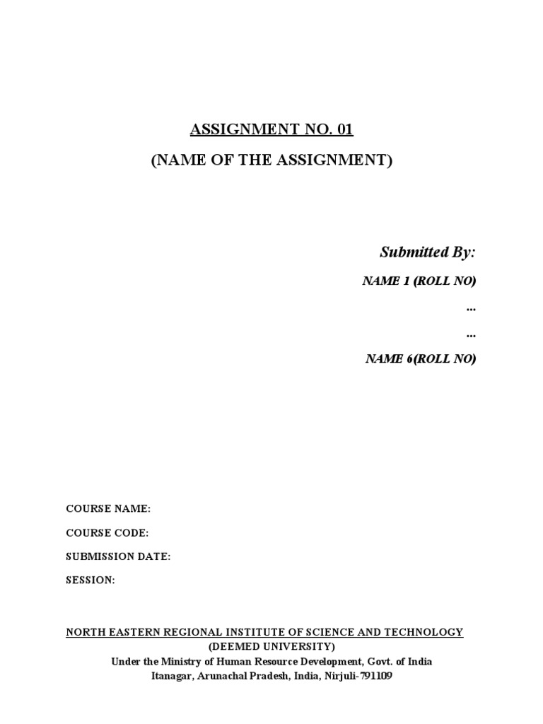 open university assignment layout