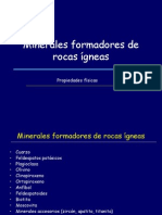 Minerales Formadores de Rocas Ígneas