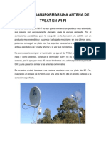 Construccion de Antena Wi - Fi a Partir de Tvsat