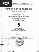 Censo de Argentina de 1895. Tomo 1. | PDF