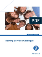 Service Catalogue For Amadeus Training