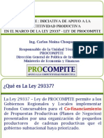 Procompite - Ley 29337