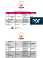 Programação Dos Blocos e Escola 2014