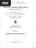 Censo de Argentina de 1895. Tomo 1. | PDF