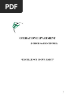 Company Profile of Operation Depatment