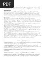 Pensar y Pensamiento(Informe)