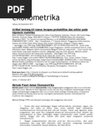 Download ekonometrika by Angela Maricilia SN209028192 doc pdf