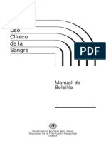 EL USO CLINICO DE LA SANGRE - MANUAL DE BOLSILLO - OMS.pdf