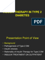 Insulin in Type 2 DM