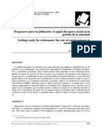 Prepararse para la jubilación - el papel del apoyo social en la gestión de la ansiedad