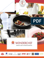 Sanjeev kapoor,s Wonderchef cookware brochure