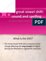 What is the Great Vowel Shift (GVS