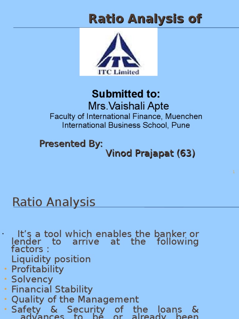 ITC Ltd Debt to Equity Ratio Analysis | PDF | Debits And Credits | Revenue