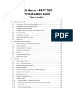 System based auditing manual