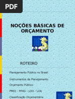Orçamento e classificação orçamentaria