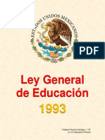 LEY GENERAL DE EDUCACIÓN-1993
