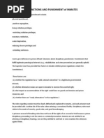 Disciplinary Sanctions and Punishment -Restorative Justice Report