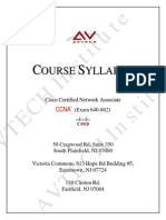 Course Syllabus CCNA