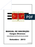 Manual Inscri Cao Cargos Diver Sos