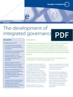 The Development of Integrated Governance (NHS)
