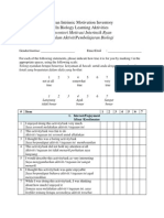 Ryan Intrinsic Motivation Inventory Soalan Disahkan