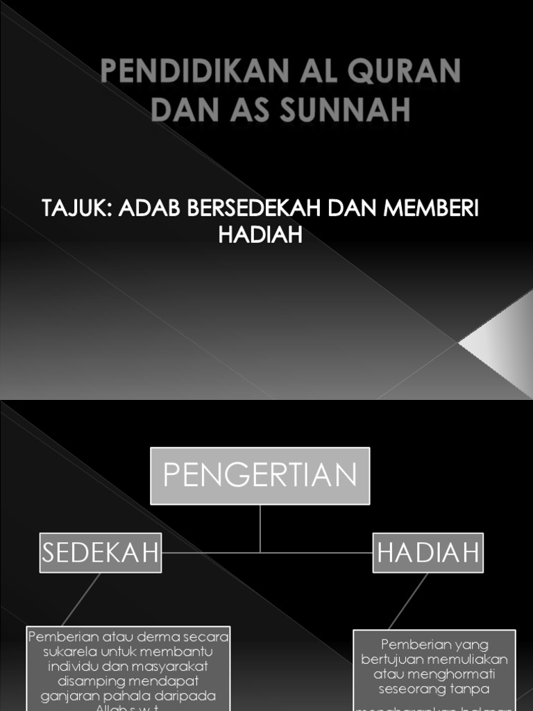 Adab Bersedekah Dan Hadiah Pdf