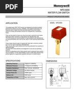 Honeywell Water Flow Switch 6000