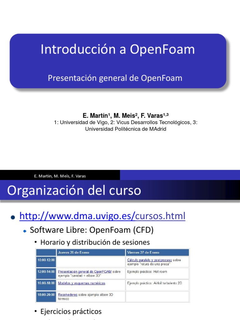 Sesion1 OPENFOAM | PDF | Tecnología