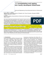 Gamma Prime Precipitating and Ageing