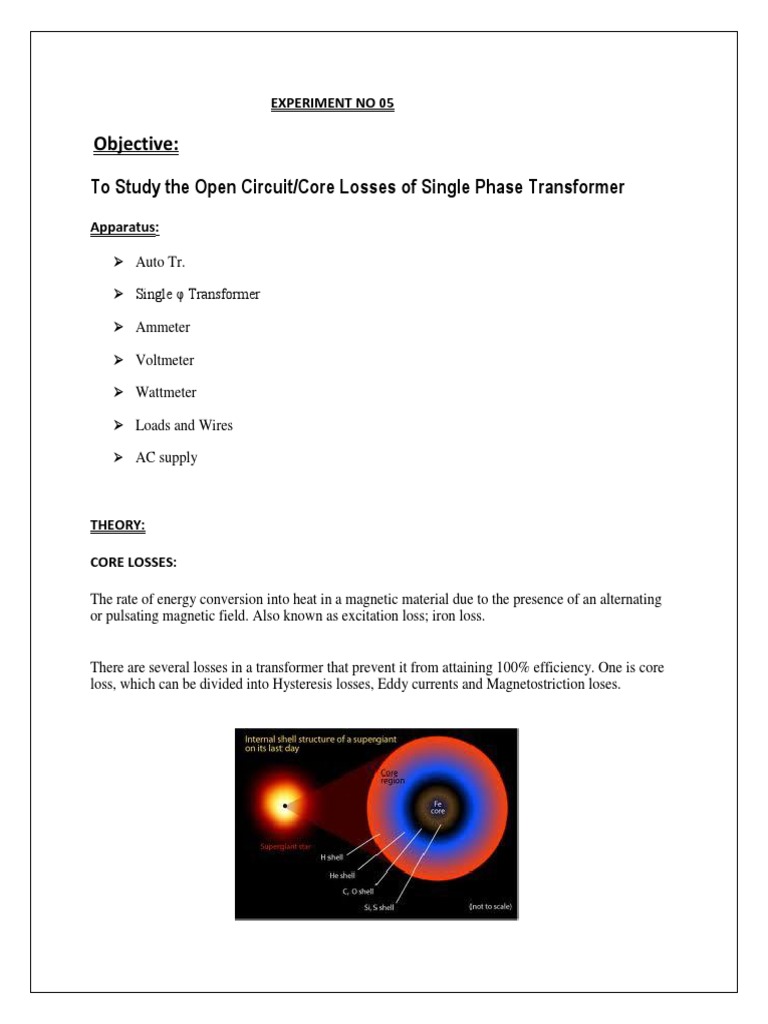 Core Loss Analysis in Transformers | PDF | Transformer | Electric Current
